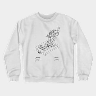 Grain-Binder Vintage Patent Drawing Crewneck Sweatshirt